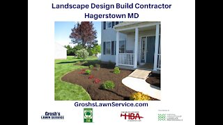 Landscape Design Build Hagerstown MD Contractor GroshsLawnService.com