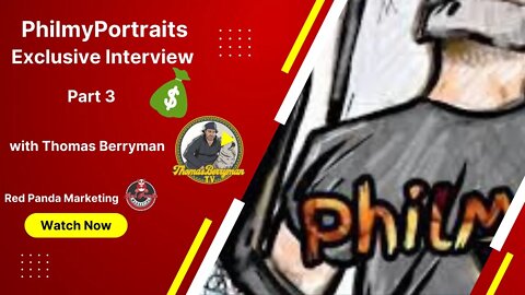 Artist PhilmyPortraits Interview Part 3: Goals, How do you pronounce his name? Life