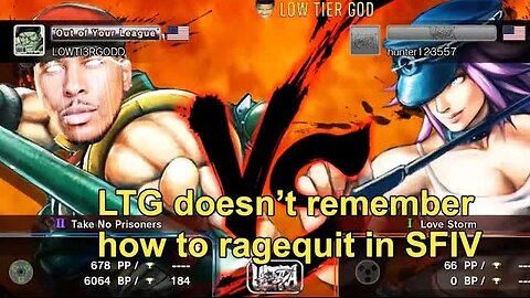 LTG doesn't remember how to ragequit in Street Fighter 4 (SFIV) [Major Start Reupload]