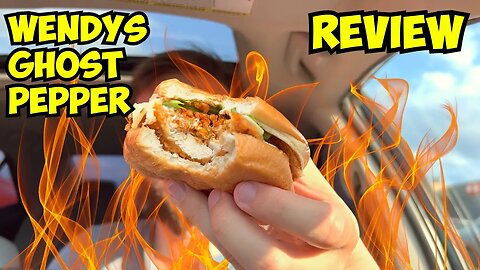 Wendys GHOST PEPPER Ranch Chicken Burger Review