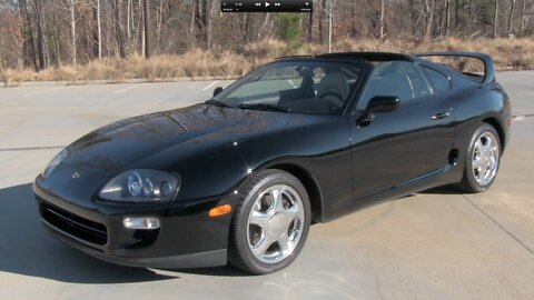 1998 Toyota Supra Turbo 6-spd Start Up, Exhaust, and In Depth Review
