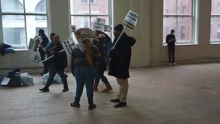 The #EqualPayDay Rally Inside @CWADistrict1 @CWAUnion @CWALocal1180 2 Harrison Street 2nd Floor