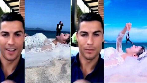 Legendary footballer shoots _ronaldo _Funny video