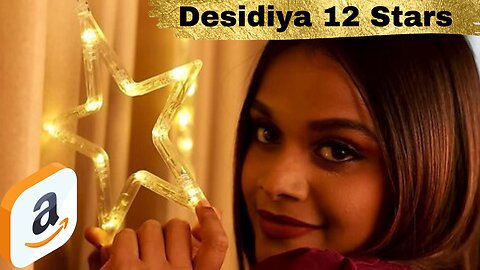 Desidiya 12 Stars 138 Led Curtain String Lights Window Curtain Lights