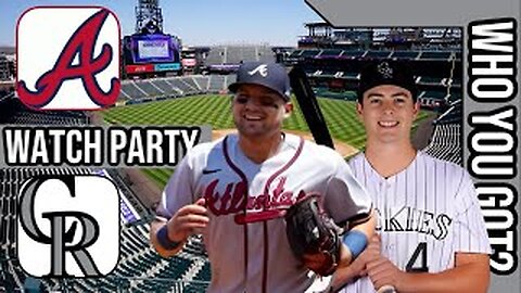 Atlanta Braves vs Colorado Rockies | Live Play by Play & Reaction Stream 3D Sim | MLB 2024 GM 117