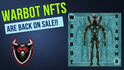 Warbots NFTs On Sale *LIMITED* If You've Been Wanting To Get In...