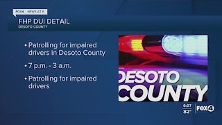 DUI enforcement detail to take place in DeSoto County