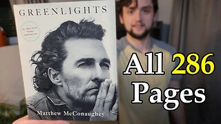 Reading "Greenlights" From Cover to Cover | Full reading of Matthew McConaughey's Memoire