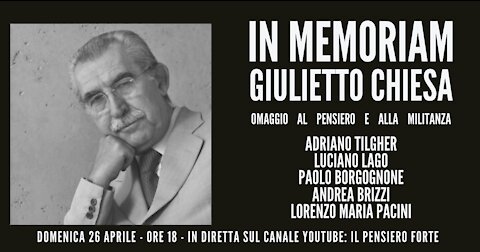 IN MEMORIAM: GIULIETTO CHIESA - Omaggio al pensiero e alla militanza