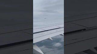 Airplane Flying Next to Our Plane