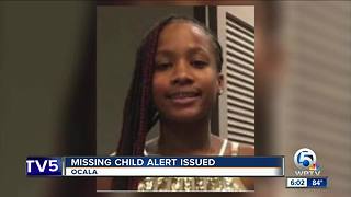 Missing child alert issued for Ocala girl