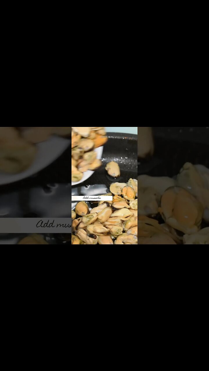Healthy and Delicious Pan Fried Garlic Mussels and Crispy Stringless ...