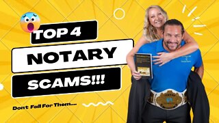 Top 4 Scams/ Rip-offs For Notaries & Loan Signing Agents to Avoid