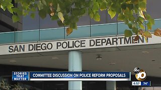 Committee discussion on police reform proposals