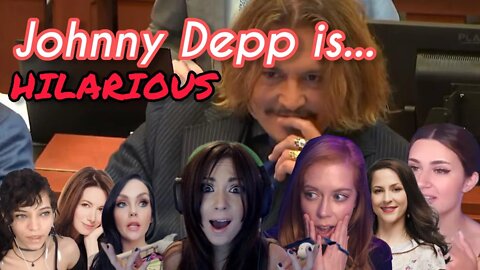 Johnny Depp is HILARIOUS in Court! Amber Heard! Melonie Mac, Chrissie Mayr, Daisy Cousens, Venti