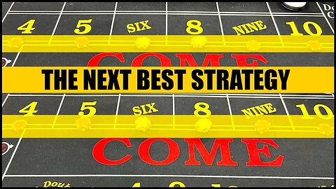 The Best Craps Strategy (Must Play) || The Lagerman