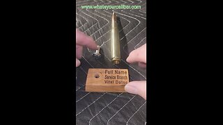 50 Cal Funeral Ashes Urn Assembly Video. A Fitting Memorial for Veterans or Service Members