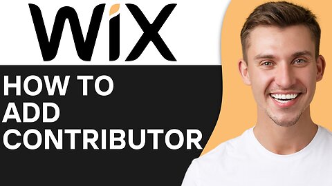 HOW TO ADD CONTRIBUTOR IN WIX