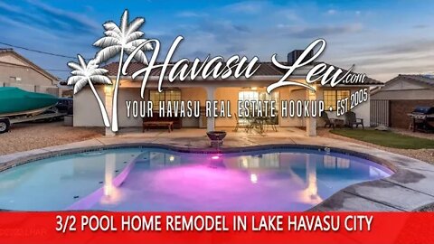 Lake Havasu Pool Home Remodel 3641 Kiowa N MLS 1023210