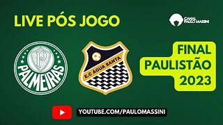 PÓS JOGO PALMEIRAS 4 X 0 ÁGUA SANTA. TUDO SOBRE O BI PAULISTA DO PALMEIRAS. COLETIVA ABEL FERREIRA.