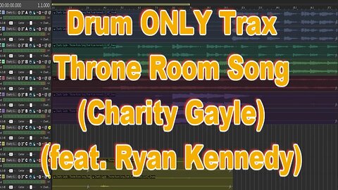 Drums ONLY Trax - Throne Room Song (Charity Gayle feat Ryan Kennedy) [LIVE]