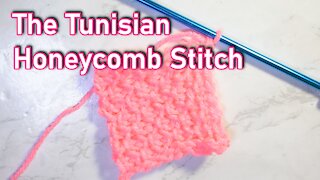 How to Crochet the Tunisian Honeycomb Stitch