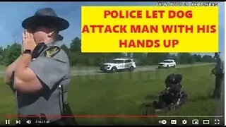 Circleville Police Excessive Force With A Dog - Police K9 Attacks Man With His Hands Up