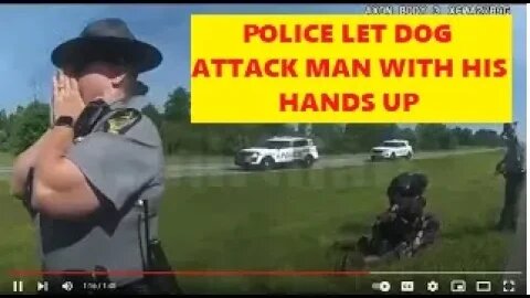 Circleville Police Excessive Force With A Dog - Police K9 Attacks Man With His Hands Up