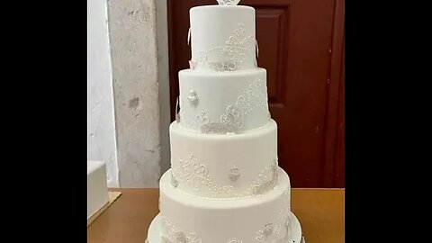 O bolo do casamento de SA a Infanta Dona Maria Francisca de Bragança