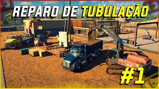 Construction Simulator #1 Danos da Tempestade - Reparo de Tubulação - CONSTRUCTION SIMULATOR 2022