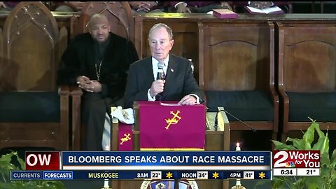 Bloomberg speaks about Race Massacre