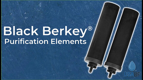 Black Berkey® Purification Elements (6,000 gallons), USA Berkey Filters