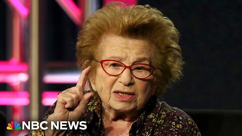 Famed sex therapist Dr. Ruth Westheimer dies at age 96