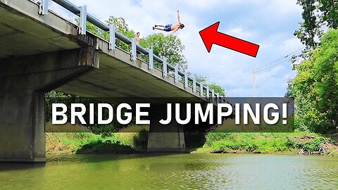 Bridge Jumping in Slow Mo!