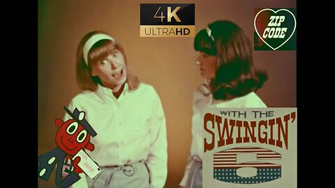"Zip Codes With The Swingin' 6" [HD] [Audio Enhanced| Post Office 60's PSA Song Film Strip (1967)