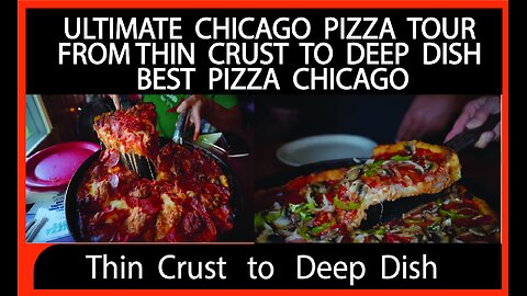 Ultimate CHICAGO PIZZA TOUR!! 🍕 From Thin Crust to Deep Dish - Best Pizza Chicago!!