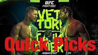 UFC Fight Night Vettori Vs Cannonier Quick Pick Predictions