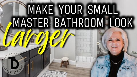 Make Your Small Master Bathroom Look LARGER | Bathroom Layout | Remodeling a Bathroom