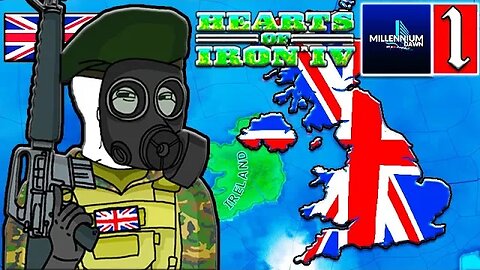 RISE OF THE UNITED KINGDOM! Hearts of Iron 4: Millennium Dawn Modern Day Mod: United Kingdom #1