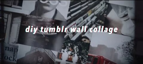 DIY Tumblr Wallpaper - Faux Wallpaper Accent Wall