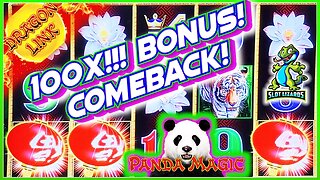 100X PLUS BIG WIN BONUS COMEBACK! Dragon Link Panda Magic Slot