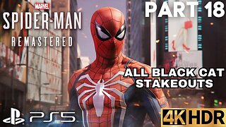Marvel's Spider-Man Remastered Gameplay Walkthrough Part 18 | PS5 | 4K HDR (No Commentary Gaming)