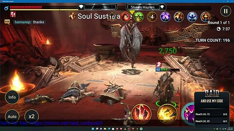 Artak taking down Sand Devil like a boss - Raid: Shadow Legends
