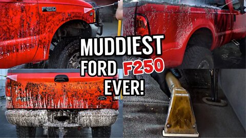 Deep Cleaning The Muddiest Ford F-250 EVER! | Insane Satisfying Disaster Detail Transformation!