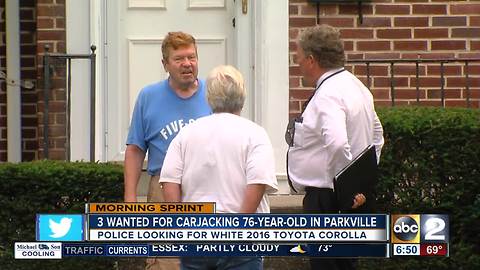 Carjackers assault 76-year-old Parkville man