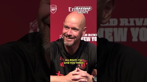 Just on Bruno becoming manager... "I HAVE BEEN REPLACED?!" | Erik ten Hag 😂😂