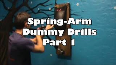 Wing Chun Spring-Arm Dummy Drills Part 1