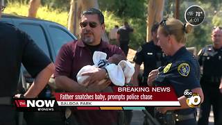 Father prompts chase after kidnapping