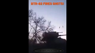 BTR 82 fires shots