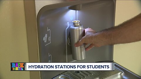 Hydration stations in Detroit schools